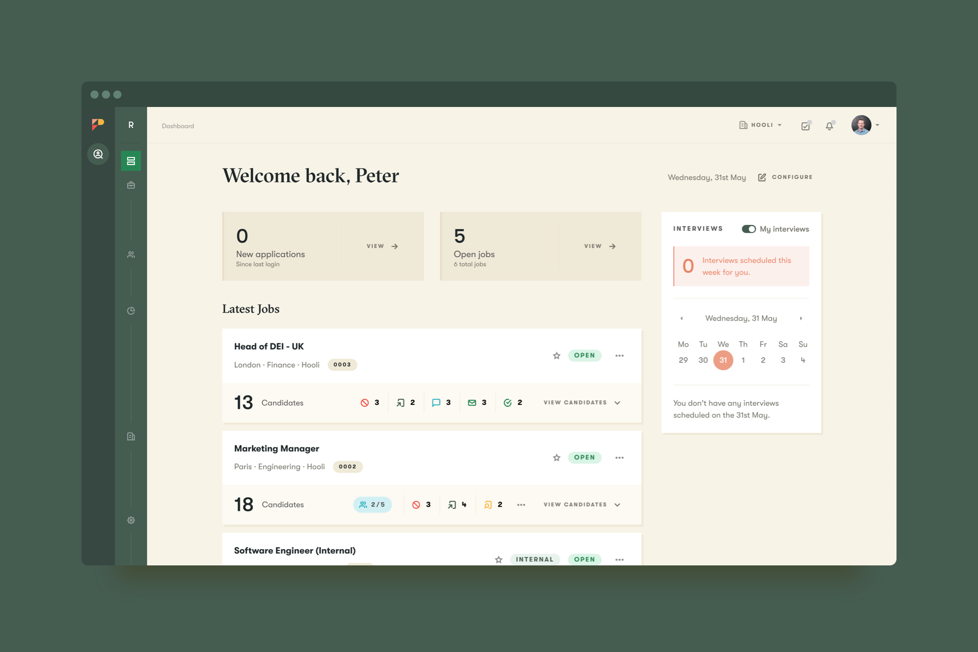 Pinpoint Dashboard